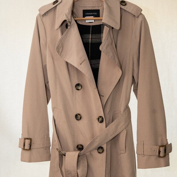 London Fog Trench Coat - Picture 1 of 2